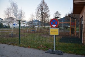Lokalaugenschein beim neuen Zwergenwald-Kindergarten an der Hagleitner Straße am 10.12.2025. Foto: Veronika Spielbichler