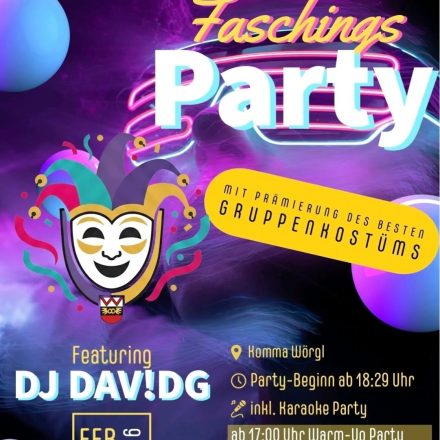 Der neue Wörgler Faschingsverein "Wörgler Nörgler" lädt am Unsinnigen Donnerstag 2026 erstmals zu Faschingsparty im Komma Wörgl. Grafik: Wörgler Nörgler