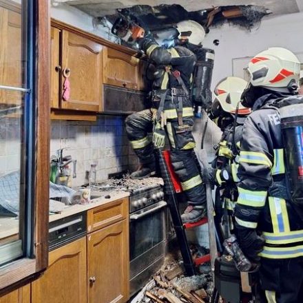 Wohnungsbrand am 31.1.2025 in Wörgl. Foto: FF Wörgl