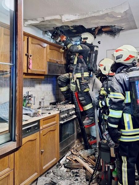 Wohnungsbrand am 31.1.2025 in Wörgl. Foto: FF Wörgl