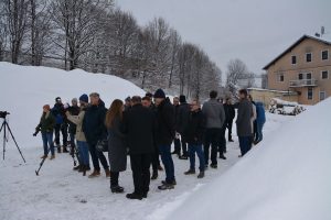 Spatenstich für 1. Bauabschnitt Hochwasserschutz Brixentaler Ache. Foto: Veronika Spielbichler