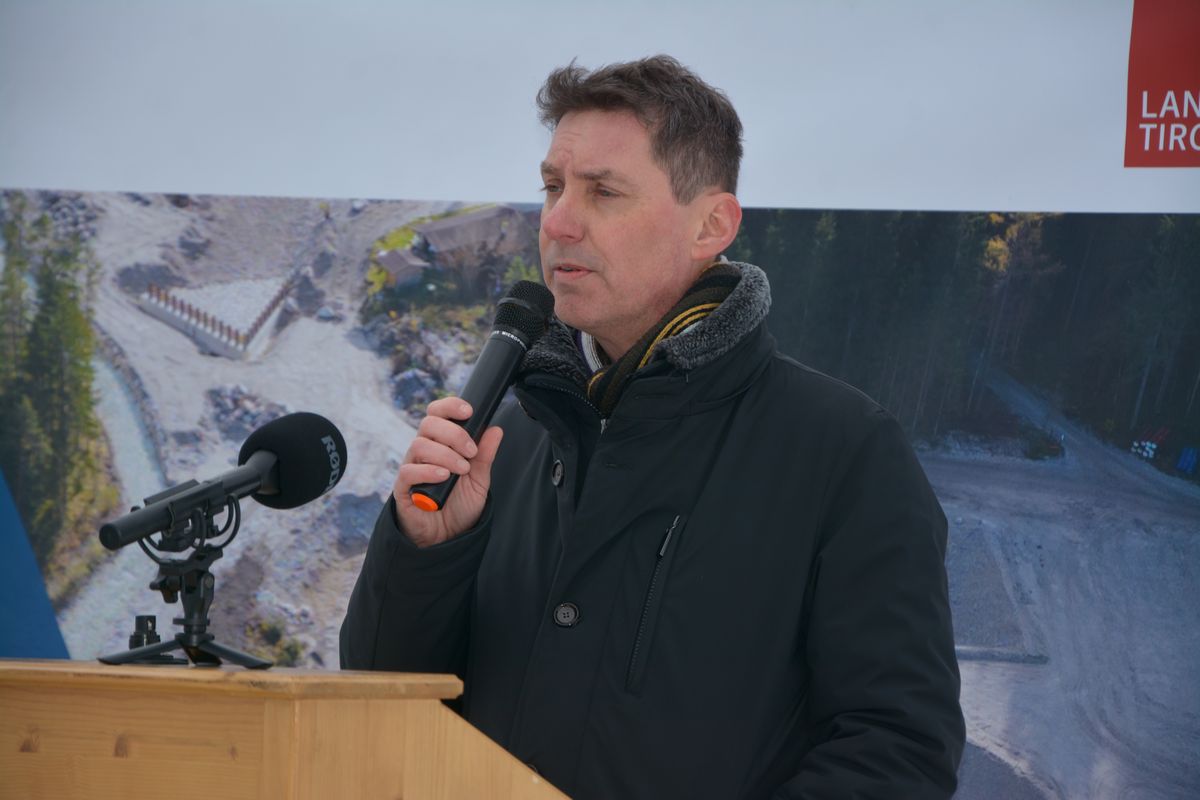 Spatenstich für 1. Bauabschnitt Hochwasserschutz Brixentaler Ache. Foto: Veronika Spielbichler