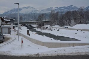 Spatenstich für 1. Bauabschnitt Hochwasserschutz Brixentaler Ache. Foto: Veronika Spielbichler