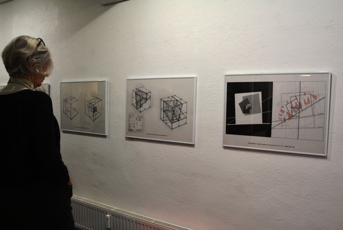 Ausstellungseröffnung Mag. Helmut Nindl in der Galerie am Stadtplatz in Wörgl am 15.1.2026. Foto: Veronika Spielbichler