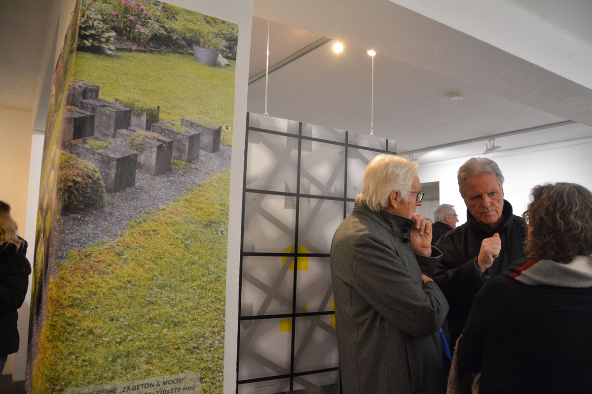 Ausstellungseröffnung Mag. Helmut Nindl in der Galerie am Stadtplatz in Wörgl am 15.1.2026. Foto: Veronika Spielbichler