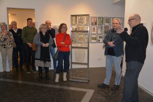 Ausstellungseröffnung Mag. Helmut Nindl in der Galerie am Stadtplatz in Wörgl am 15.1.2026. Foto: Veronika Spielbichler