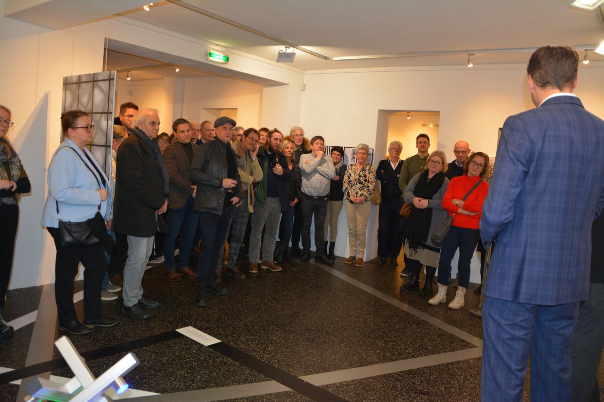 Ausstellungseröffnung Mag. Helmut Nindl in der Galerie am Stadtplatz in Wörgl am 15.1.2026. Foto: Veronika Spielbichler