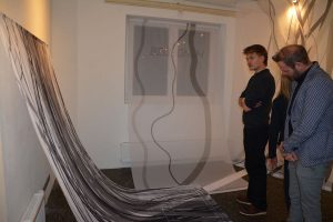 Ausstellungseröffnung Mag. Helmut Nindl in der Galerie am Stadtplatz in Wörgl am 15.1.2026. Foto: Veronika Spielbichler