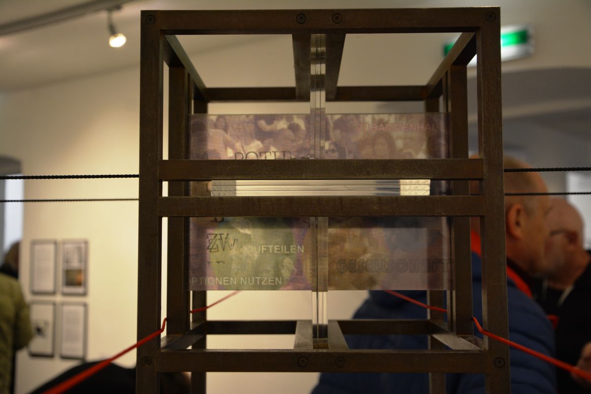 Ausstellungseröffnung Mag. Helmut Nindl in der Galerie am Stadtplatz in Wörgl am 15.1.2026. Foto: Veronika Spielbichler