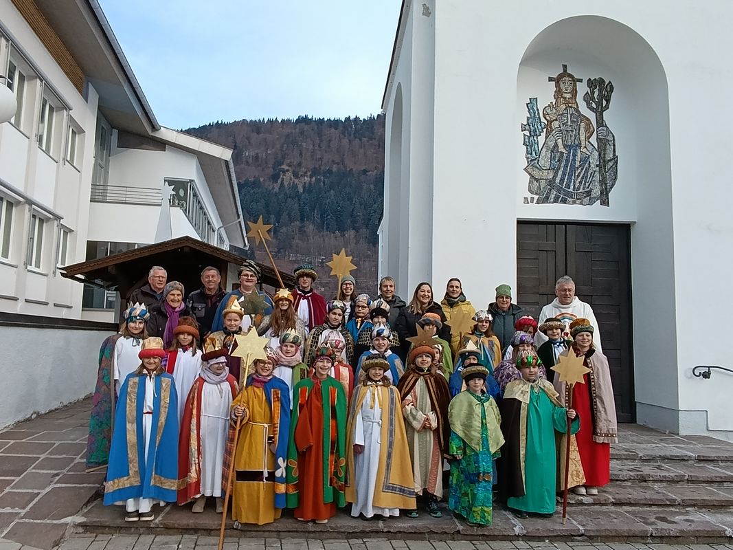 Sternsinger-Familiengottesdienst in Bruckhäusl am 6.1.2026. Foto: Veronika Spielbichler