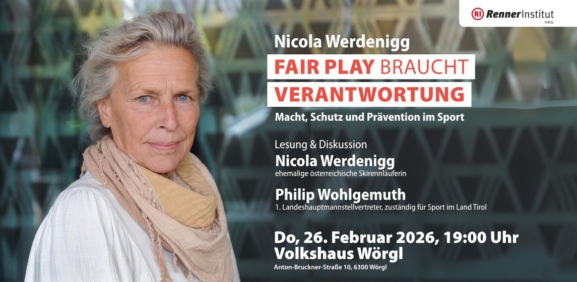 Nicola Werding kommt für eine Lesung und Diskussion nach Wörgl. Foto: Renner Institut
