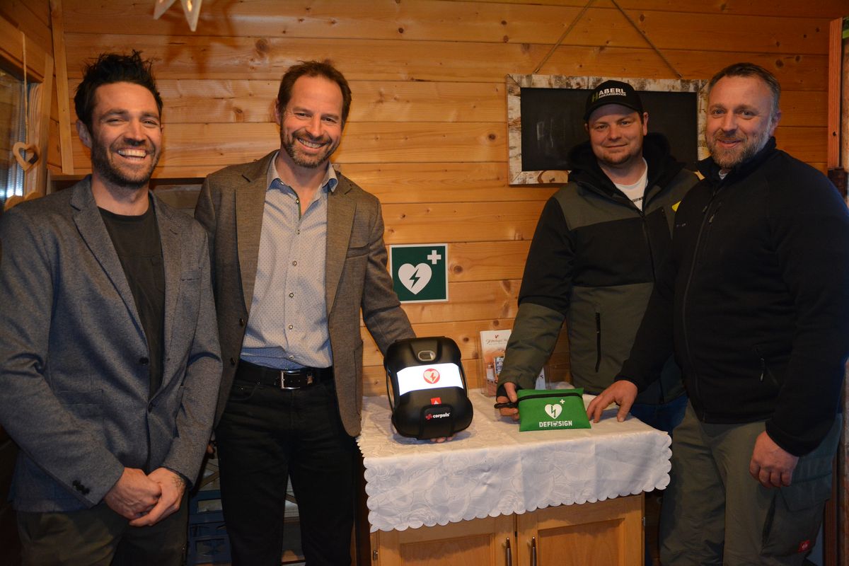 Neuer Defi-Standort beim Fohringer Hofladen in Wörg Weiler Haus. Foto: Veronika Spielbichler