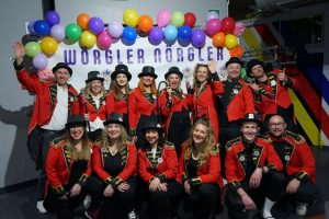 Wörgls neue "Faschingsgilde" - die "Wörgler Nörgler" bei ihrer ersten Faschingsparty im Komma Wörgl am Unsinnigen Donnerstag 2026. Foto: Facebook Wörgler Nörgler