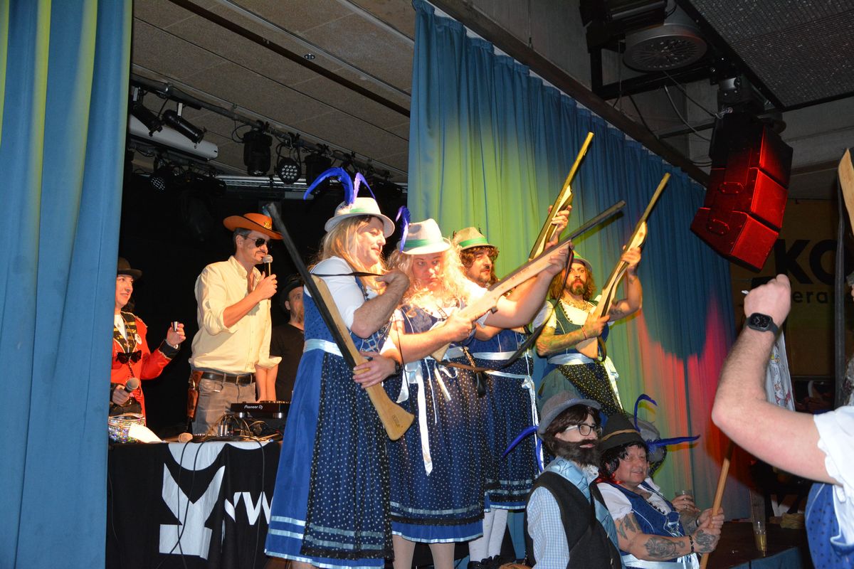 1. Faschingsparty der Wörgler Nörgler im Komma Wörgl am Unsinnigen Donnerstag, 12.2.2026. Foto: Veronika Spielbichler