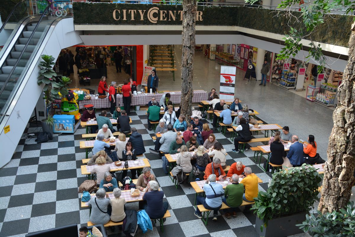 Fastensuppenausgabe Wörgl 18.2.2026. Foto: Veronika Spielbichler